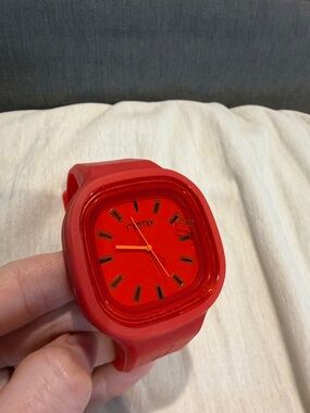 Red remix light up watch unisex
